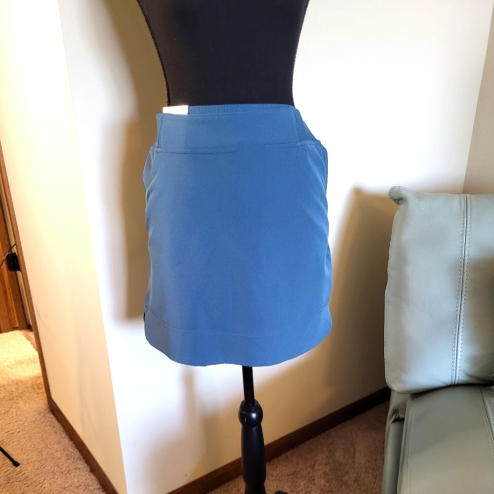 NWT Size Small, Blue Skort (Shorts under a skirt)